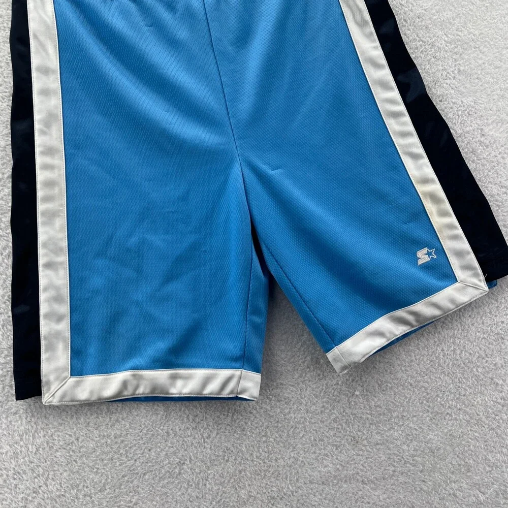 Starter Basketball Shorts Boys Large‎ Blue 32x9 Sport Athletic Polyester Youth